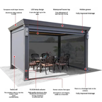 Skyline Veranda Elite Pavilion