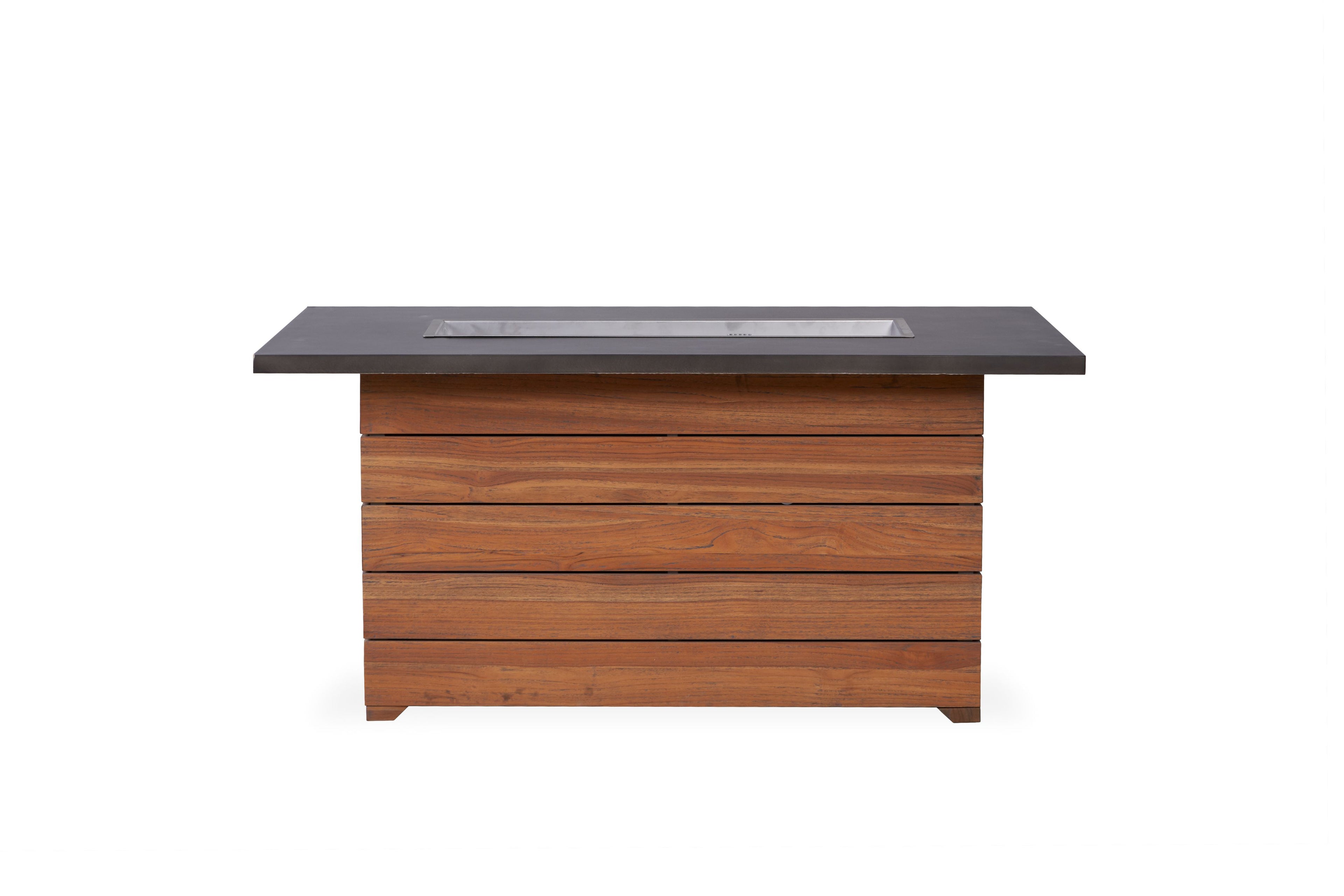 52” Rect. Fire Table with Faux Concrete Top