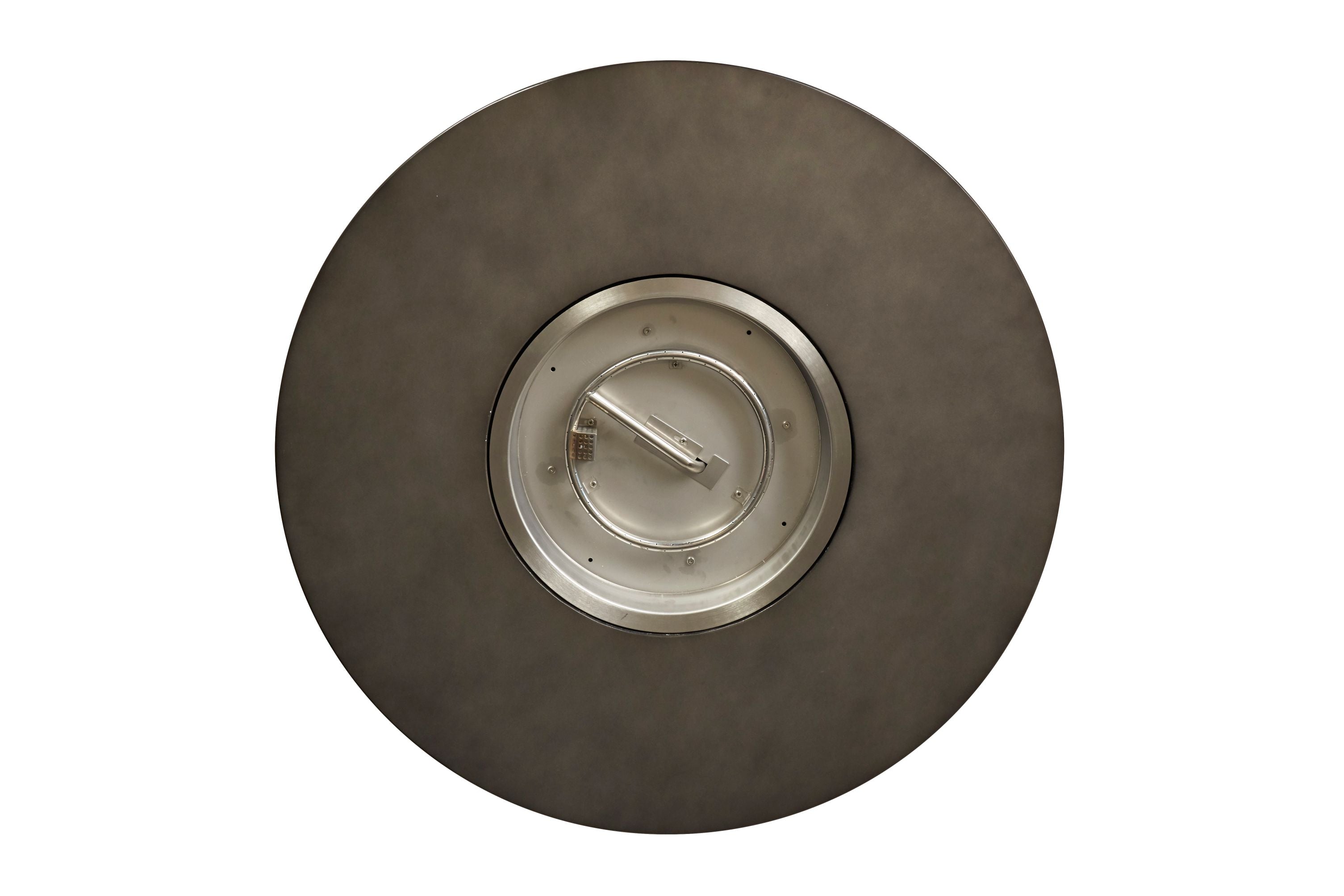 48” Hexagonal Fire Table with Faux Concrete Top