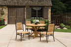 48” Round Cross Base Dining Table