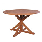 48” Round Cross Base Dining Table