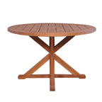 48” Round Cross Base Dining Table