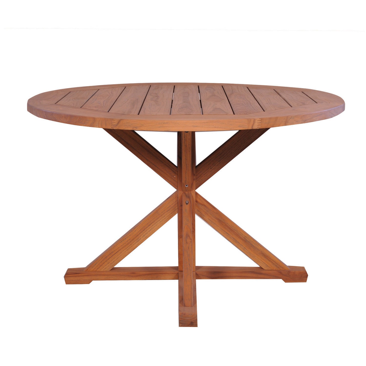 48” Round Cross Base Dining Table