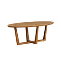 48” Oval Sled Base Cocktail Table