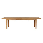 110" Double Butterfly Leaf Umbrella Table