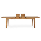 84" Butterfly Leaf Umbrella Dining Table