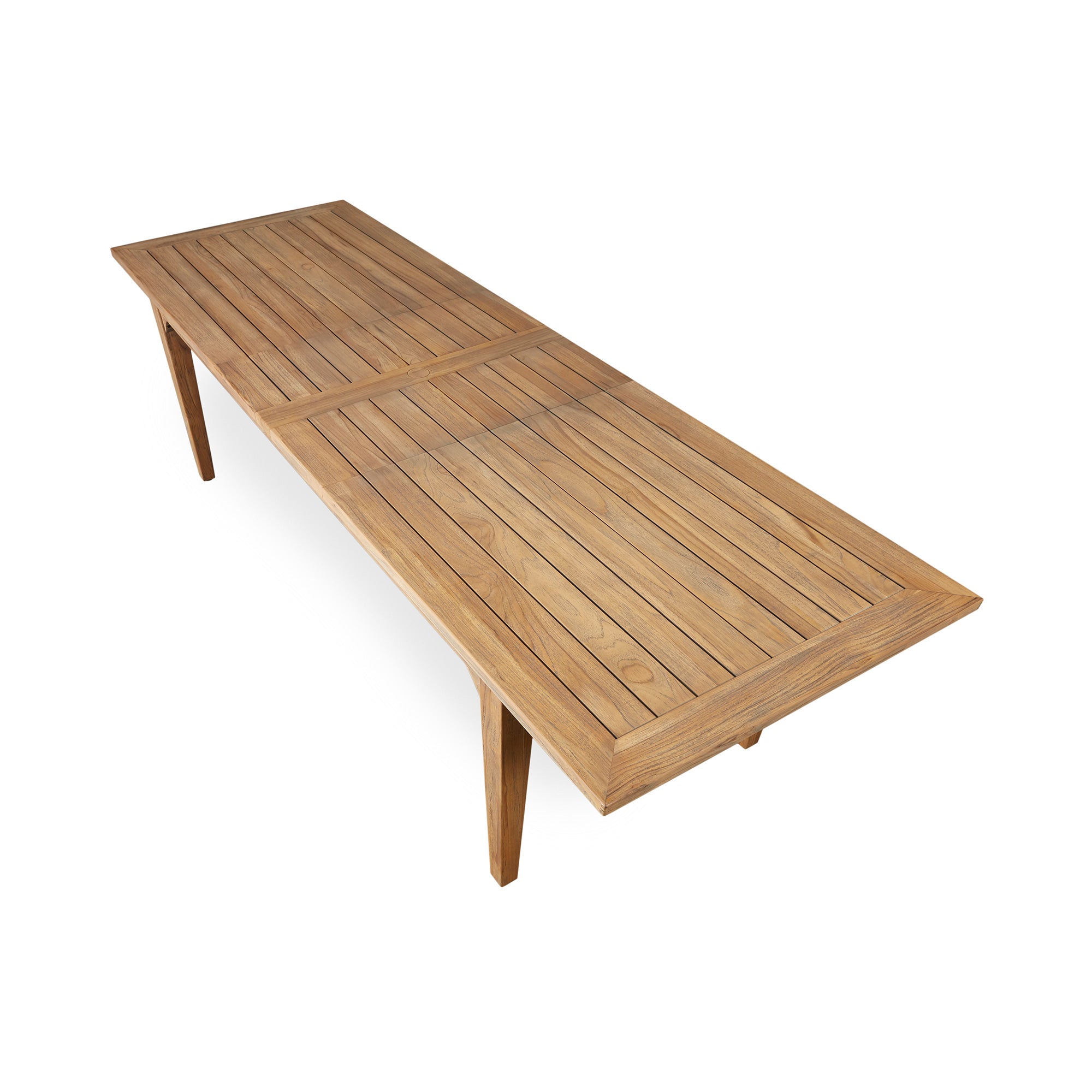 110" Double Butterfly Leaf Umbrella Table